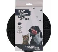 Eat Slow Live Longer - Tappetino da Leccare Dimensions Circle - Grigio