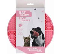 Eat Slow Live Longer - Tappetino da Leccare Dimensions Circle - Rosa
