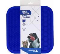 Eat Slow Live Longer - Tappetino da Leccare Duo L - Blu