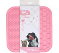 Eat Slow Live Longer - Tappetino da Leccare Duo L - Rosa