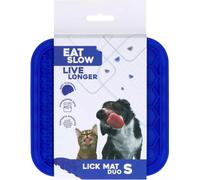 Eat Slow Live Longer - Tappetino da Leccare Duo S - Blu