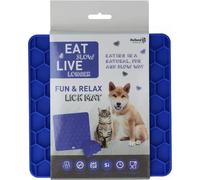 Eat Slow Live Longer - Tappetino da Leccare Honeycomb - Blu