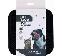 Eat Slow Live Longer - Tappetino da Leccare Quad - Grigio