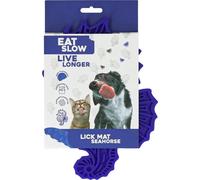 Eat Slow Live Longer - Tappetino da Leccare Seahorse - Blu