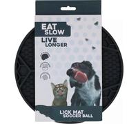 Eat Slow Live Longer - Tappetino da Leccare Soccer Ball - Grigio