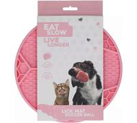 Eat Slow Live Longer - Tappetino da Leccare Soccer Ball - Rosa