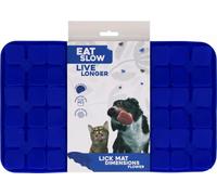 Eat Slow Live Longer - Tappettino da Leccare Dimensions Flower - Blu