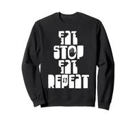 Eat - Stop - Eat - Repeat Felpa
