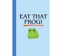 Eat that Frog! | Clock schedule book | Pie chart planner for a month with To-do list | note-taking notebook | Gift-idea for Disciplined people | Productivity