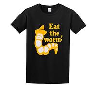 Eat The Worm As Worn By Axl Rose Cool Animal Cartoon Durable Reunion T-Shirt Black L