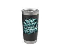 Eat what you Spear per cacciatore subacqueo di pesca Bicchiere termico in acciaio inox doppia parete