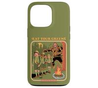 Eat Your Greens Bigfoot Sasquatch Retro Funny Adult Humor Custodia per iPhone 13 Pro