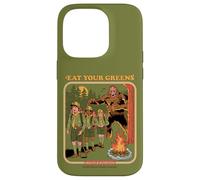 Eat Your Greens Bigfoot Sasquatch Retro Funny Adult Humor Custodia per iPhone 14 Pro