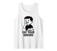 Eat Your Greens Funny Vegetable Canotta