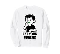 Eat Your Greens Funny Vegetable Felpa