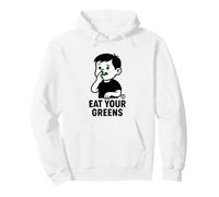 Eat Your Greens Funny Vegetable Felpa con Cappuccio