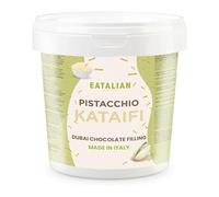 EATALIAN by AMZ BETTER Crema di Pistacchio con Kataifi, Deliziosa Crema Spalmabile dal Gusto Unico, Pasta Ideale su Pane, Perfetta con Gelato, Cioccolata e Dubai Chocolate, 1 kg, Made in Italy