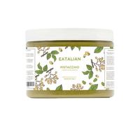 EATALIAN by AMZ BETTER Crema di Pistacchio, Deliziosa Crema Spalmabile dal Gusto Dolce e Unico, Ideale su Pane, Perfetta con del Gelato, Ottima per Dubai Chocolate, 500 gr Made in Italy