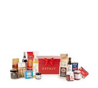 EATALY - Dall'Antipasto al Dolce - Cesto Natalizio con Prodotti Sfiziosi - Box con 15 Prodotti di Qualità - Confezione Elegante - Perfetto per Regali e Occasioni Speciali