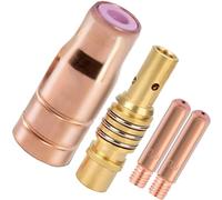 EATBALE 15AK MIG MAG Pistola Di Saldatura Kit Di Accessori per PARKSIDE PIFDS 120 A1 per WELDINGER ME 200 eco Punte Di Contatto M6 da 0.9mm/0,035" Set Di Diffusori Di Gas Di Di Ricambio Dell'ugello