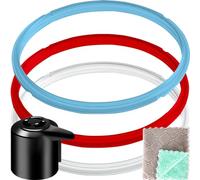 EATBALE Anello di Tenuta in Silicone per Instant Pot 6 QT, Parti di Ricambio per Instant Pot 5/6 Quart (QT), Guarnizioni in Silicone Alimentare Valvola di Rilascio del Vapore per IP-Duo 60, IP-Duo 50