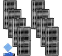 EATBALE Filtro Hepa Ricambi per Mova P50 PRO Ultra, per Dreame X40 Ultra Complete / X40 Master / X30 PRO Plus Robot aspirapolvere Carta Hepa Universale Materiali di consumo Kit di Accessori