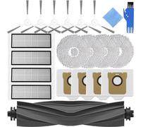 EATBALE Kit di accessori per Dreame L20 Ultra aspirapolvere robot (1 spazzola principale 6 spazzola laterale 4 filtri HEPA 4 panni per scopa 4 sacchetti per la polvere) Parti di ricambio (19 pezzi)