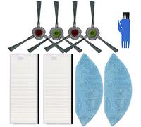 EATBALE Kit Parti di Ricambio Per Ecovacs Deebot U2 DGN22 U2 PRO Robot Aspirapolvere, Kit Accessori Filtro, Spazzola Laterale, Panno Mop, Spazzola Per la Pulizia (Confezione da 8)