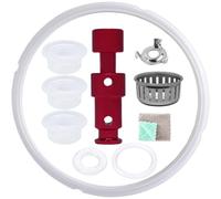 EATBALE Pezzi di ricambio per Instant Pot Pro60 6 Qt/Pro Plus60 6Qt / Duo Evo Plus60 6 Qt Anello di tenuta Valvola a galleggiante Guarnizione valvola a galleggiante Coperchio anti-intasamento