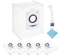 EATBALE Sacchetti per Ecovacs Deebot T10 Plus per Ecovacs Deebot X1 Plus aspirapolvere, parti di ricambio per sacchetti per la polvere di capacità da 3,2 litri con strumenti di pulizia (6 pezzi)