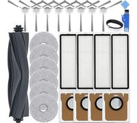 EATBALE Set di Accessori per Dreame L10s Ultra/L10 Ultra, per Xiaomi X10+/X10 Plus/X20+/X20 Plus Robot Aspirapolvere Spazzola Principale spazzole Laterali filtri HEPA Sacchetti di Polvere tappetini