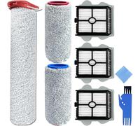 EATBALE Spazzole a Rullo Accessori di Ricambio Il Set di aspirapolvere per Roborock Dyad PRO/Dyad PRO Combo Wet & Dry, 1 Spazzola Principale Lunga, 2 spazzole a Rullo Corte, 3 filtri HEPA (6 pz.)