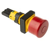 Eaton 072370 Not della Tenuta pulsante di accensione on/off, Rosso, rastend