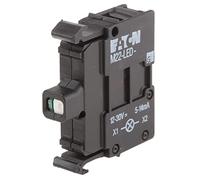 Eaton 216559 - Elemento luminoso LED, verde, attacco frontale, 12-30 V AC/DC, attacco a vite