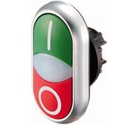 Eaton 216700 M22-DDL-GR-X1/X0 - Chrome - Green - Red - Plastic - 29.7 mm - 32.2
