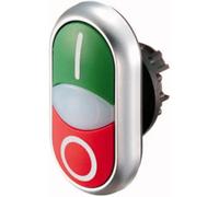 Eaton 216700 M22-DDL-GR-X1/X0 Pulsante doppio con elemento LED Pistone Verde,