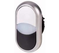 Eaton 216704-WH M22-DDL-WS Pulsante doppio Bianco, Nero 1 pz.