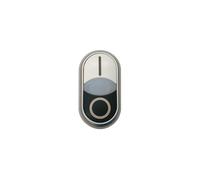 Eaton 216706 doppio pulsante, Indicatore Luminoso I/Bianco/Nero 0