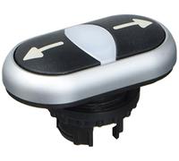Eaton 216710 - Pulsante a doppia pressione, con segnalatore di luce, nero/bianco/nero, simbolo freccia