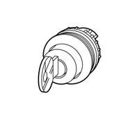 Eaton 216900 M22-WRS3 Pulsante a chiave Anello frontale in plastica Chiave Nero
