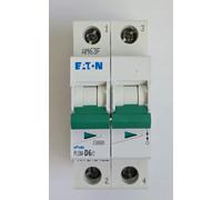 Eaton 242422 Moeller PLSM-D6/2-MW MCB 6A 2P D-Curve 10kA Interruttore 400V