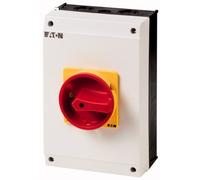 Eaton 255913 interruttore principale, 3 poli + N + 1 No + 1 NC, 63 a, funzione di arresto di emergenza, 90 °, la costruzione, UL/CSA
