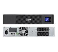 Eaton UPS 5SC 1500 Rack2U - Gruppo di Continuità - 5SC1500IR - 1500VA (8 prese Schuko) - Regolazione della Tensione (AVR), Display e Interfaccia USB (Cavo USB incluso) - Nero