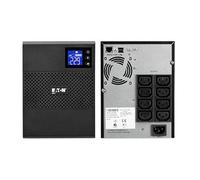 Eaton 5SC 1500I, UPS Line-Interactive 1500VA/1050W, 8 prese IEC-C13, regolazione automatica della tensione (AVR), display LCD, formato tower, colore nero (5SC1500I)