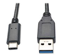 Eaton Cavo da USB-C a USB-A (M/M), USB 3.2 Gen 1 (5 Gbps), compatibile con Thunderbolt 3, 3 piedi (0.91 m)