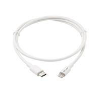 Eaton Cavo di ricarica e dati da Lightning a USB-C per iPhone e iPad, certificato MFi, bianco, 3 piedi / 0,9 metri (M102-003-WH)