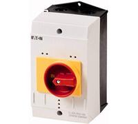 Eaton CI-K2-PKZ0-GRV - Alloggiamento vuoto con interruttore NOT-off (lunghezza x larghezza x altezza) 130 x 100 x 160 mm, grigio, rosso, giallo