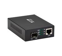 Eaton - Convertitore multimediale Ethernet da SFP+ a RJ45, serie Tripp Lite da 10 Gb, compatibile con 850 nm e 1310 nm, fino a 80 km