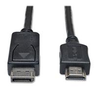 Eaton DisplayPort a HDMI Cable Adapter, DP a HDMI, maschio a maschio, risoluzione HD 1080P, nero, 3 piedi / 0,9 metri (P582-003)