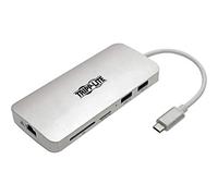 Eaton Dock USB-C - HDMI 4K, USB 3.x (5Gbps), hub USB-A/C, GbE, scheda di memoria, ricarica PD 60W